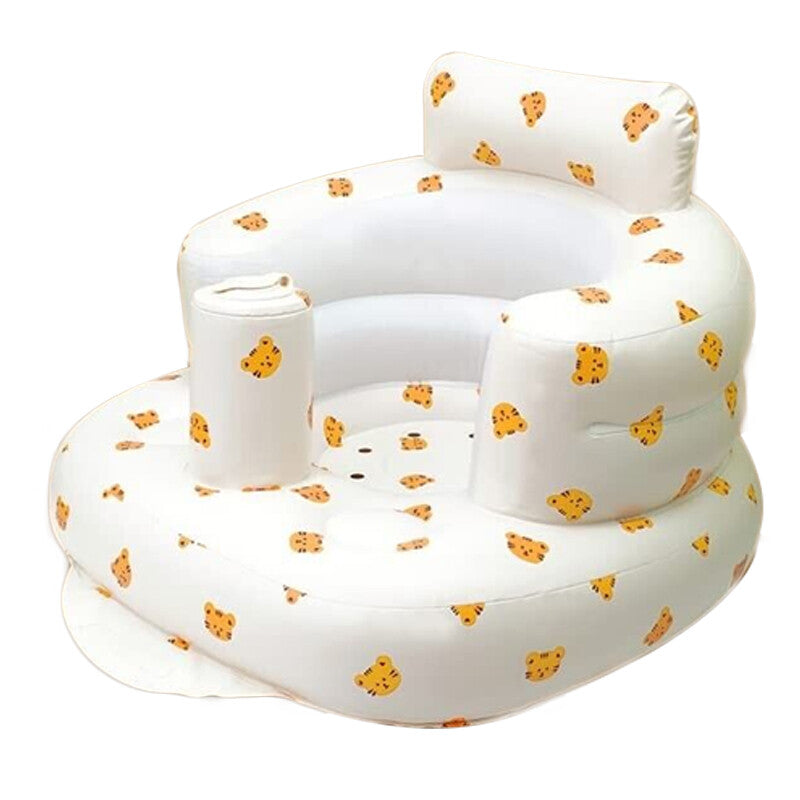 Baby Inflatable Support Seat For 3 Months & Up Baby Shower Chair Floor Seater