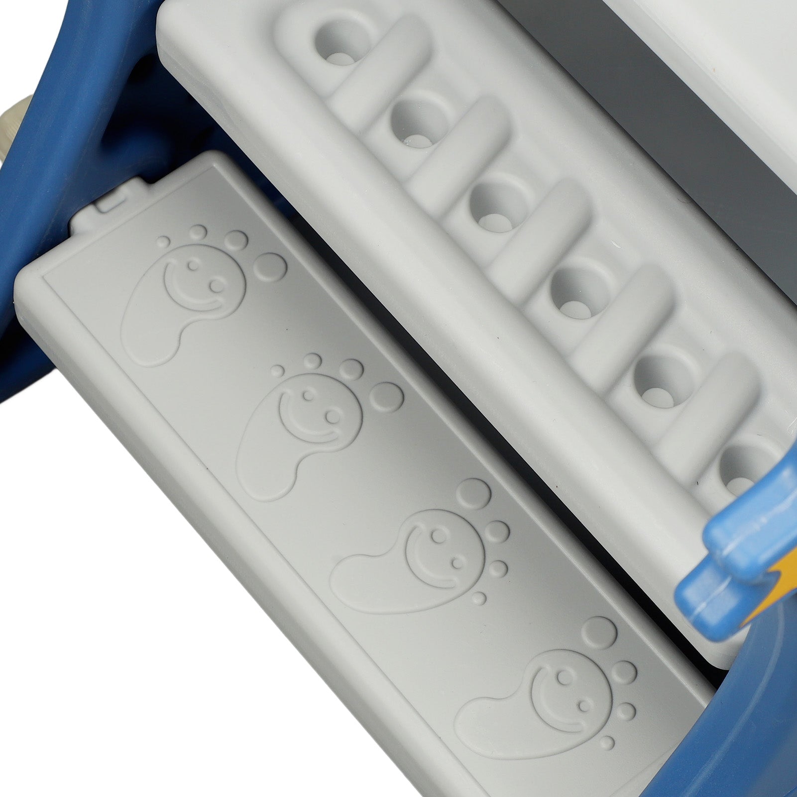 Toddler Indoor Slide For 0 To 3 Years Old  Foldable Slide With Basketball Hoop