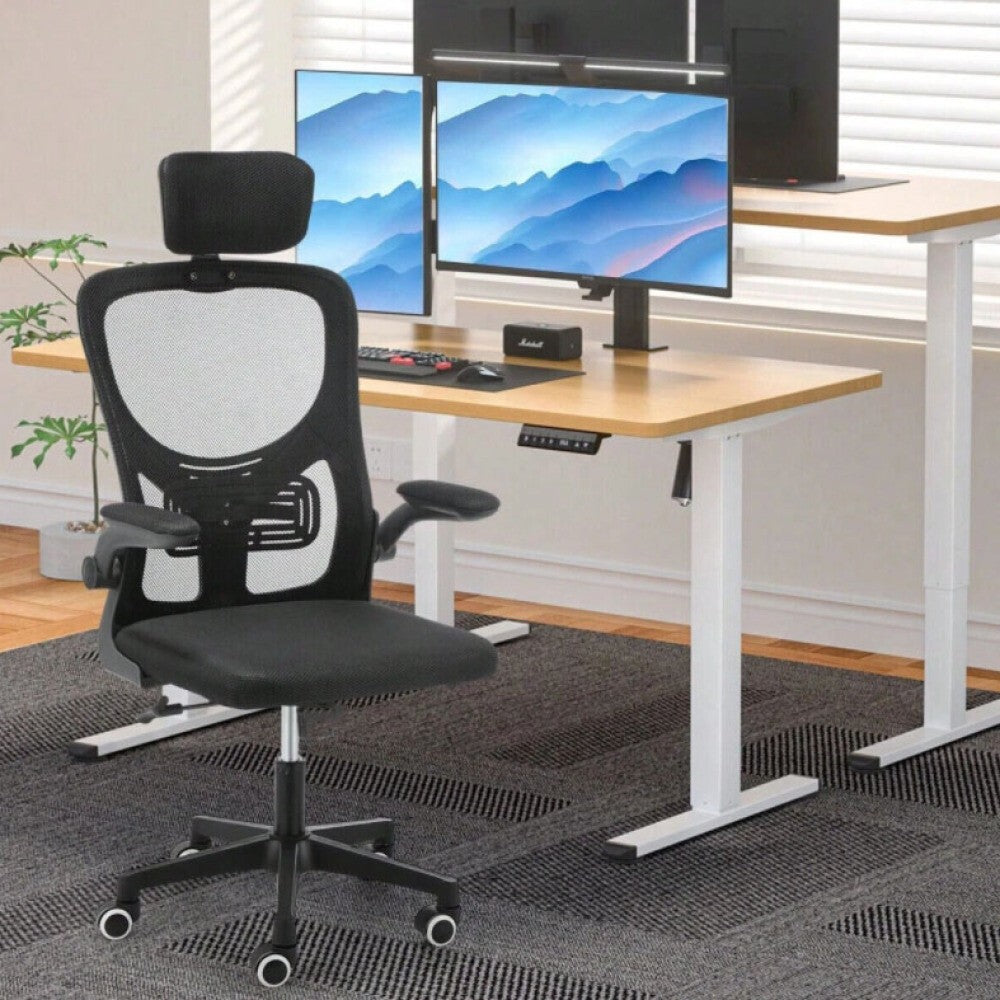 Home Office Chair Computer Desk Chair Adjustable Height Swivel Mesh Ergonomic