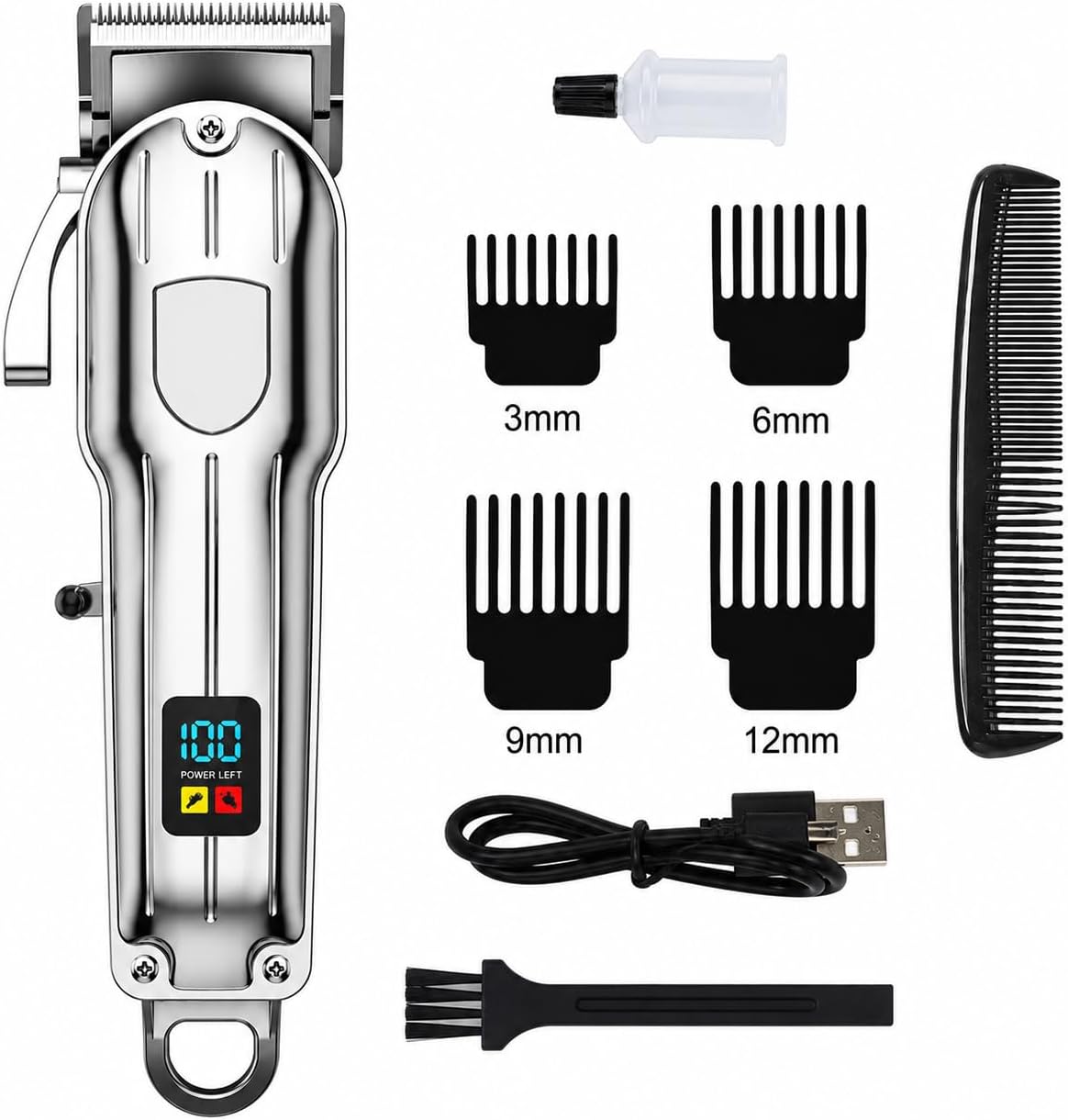 Hair Clippers for Men,Beard Trimmer for Men,Professional Electric Hair Clipper Set