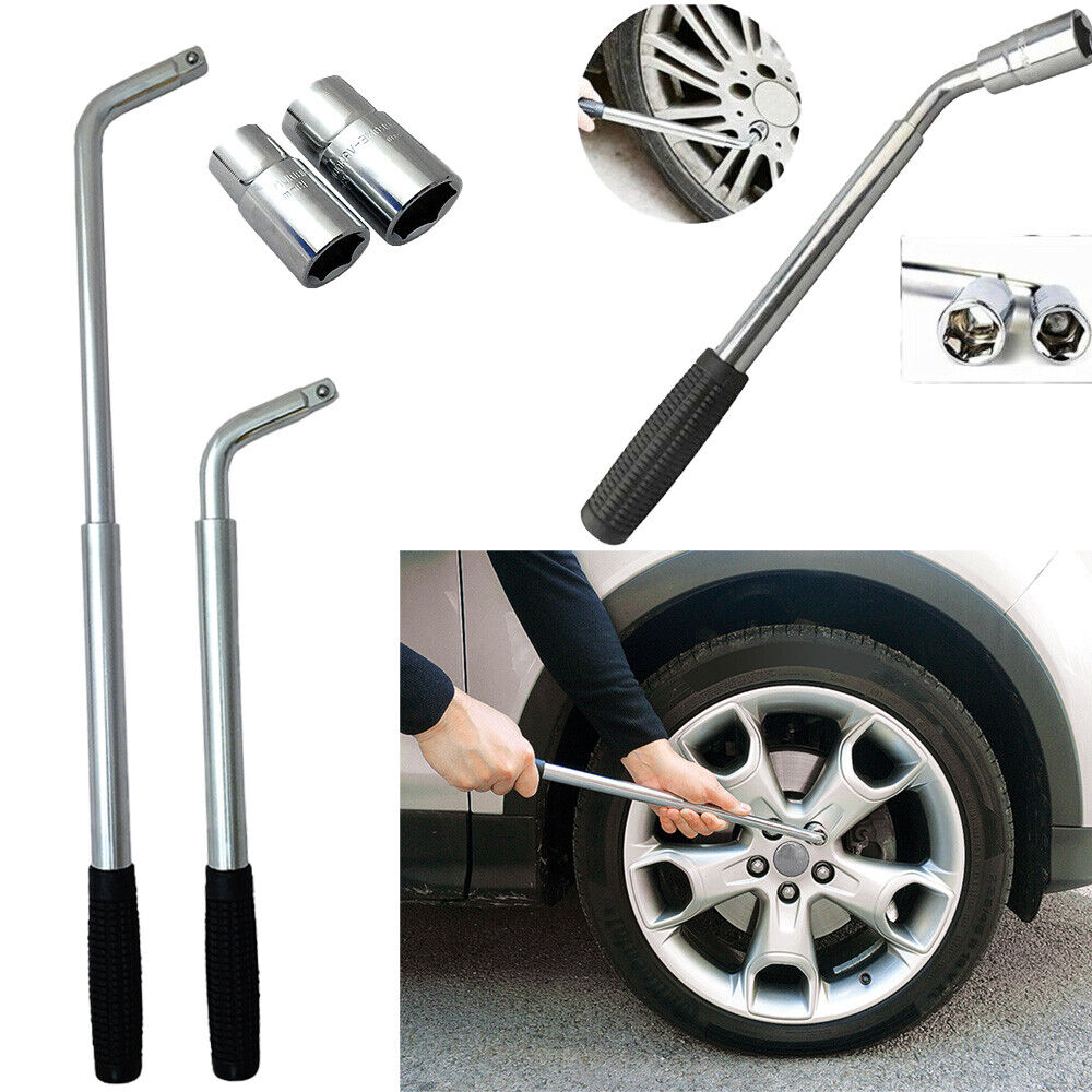 2.5T Scissor Jack And Extendable Wheel Wrench Brace Socket Car Van Tire Hand Tool
