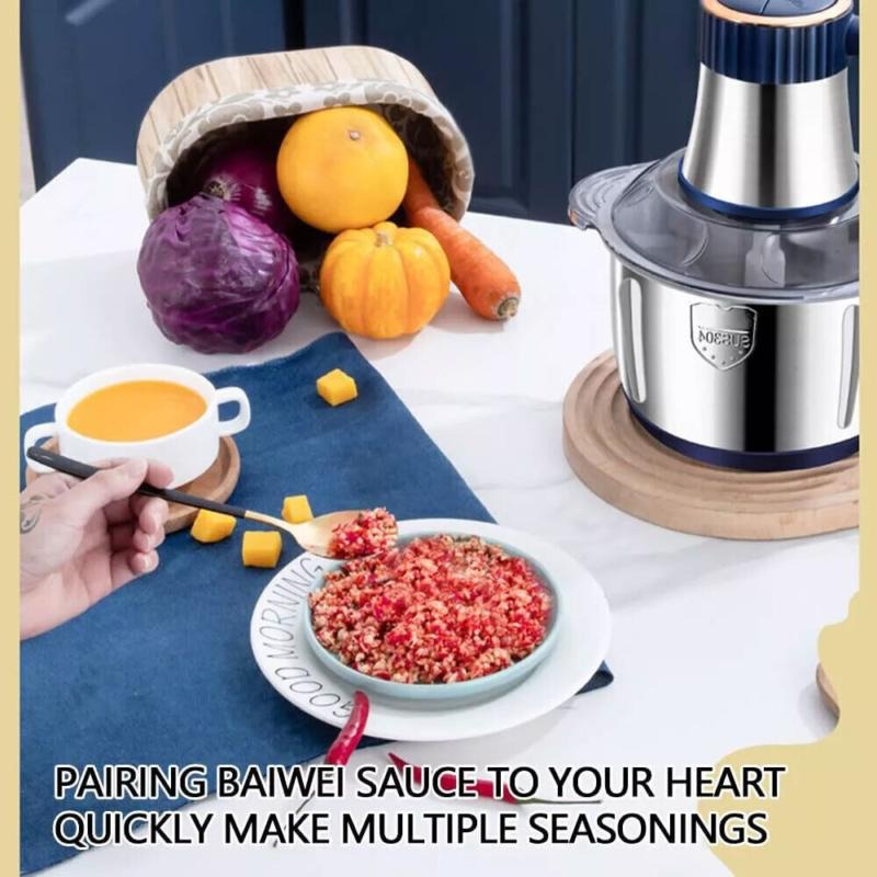 5L Electric Meat Grinder Mincer Mixer Blender Food Chopper Processor Blenders UK