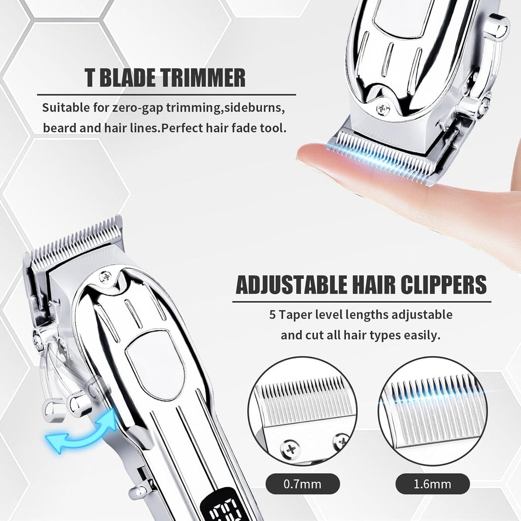 Hair Clippers for Men,Beard Trimmer for Men,Professional Electric Hair Clipper Set