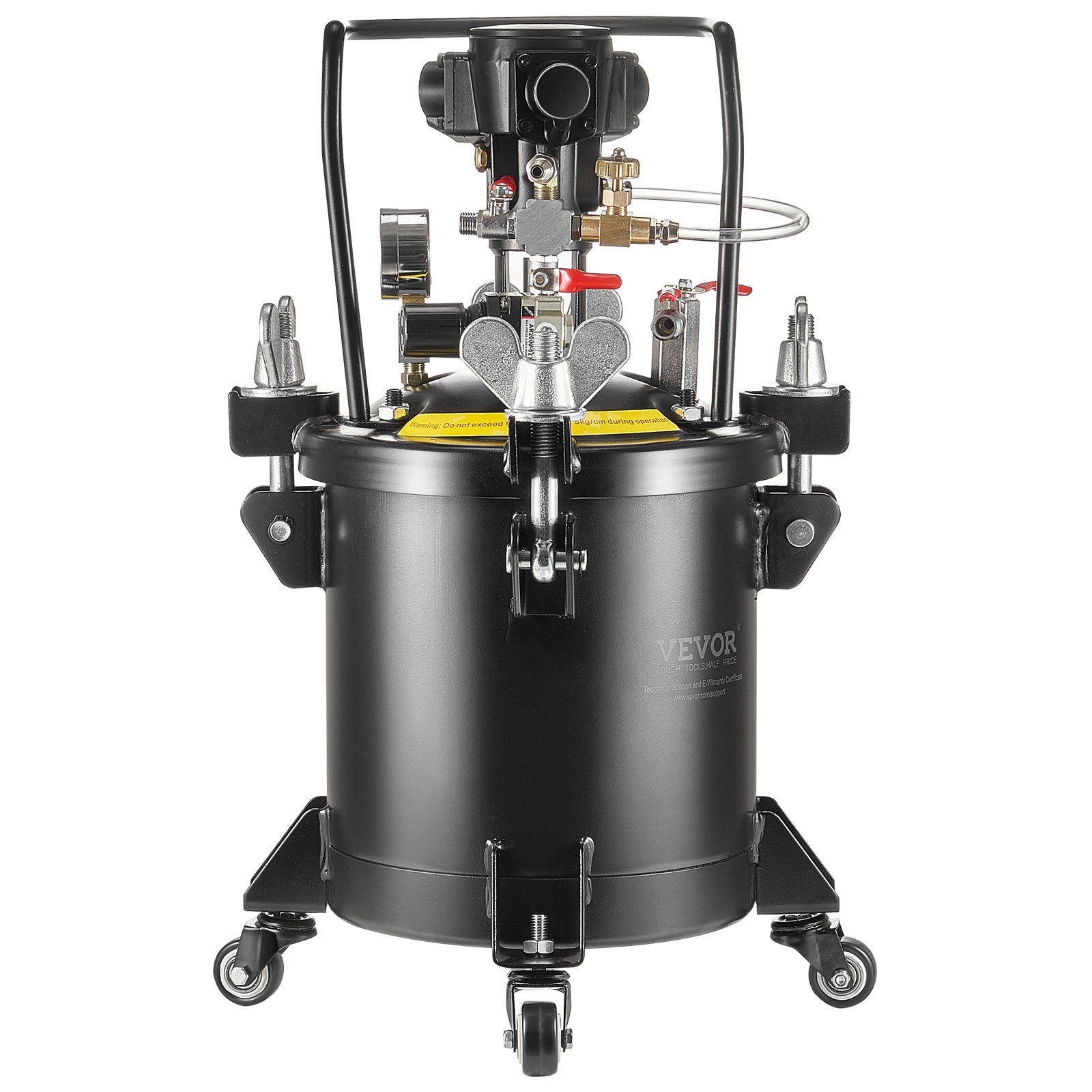 Spray Paint Pressure Pot, 10 L,2.5 Gal Fully Automatic Stirring Pressure Pot Tank
