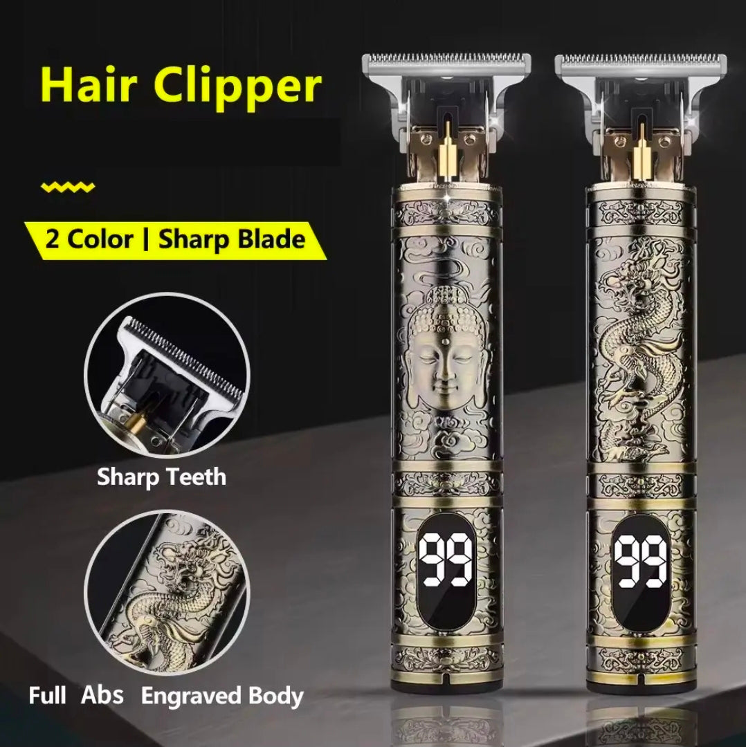 Vintage hair trimmers for men cordless Stainless Steel Blade Hair Clippers