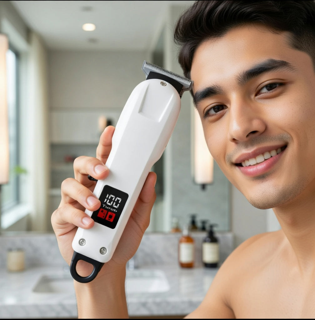 Professional Wireless Hair Trimmer for Men – Multi-Functional, USB, Stainless Steel