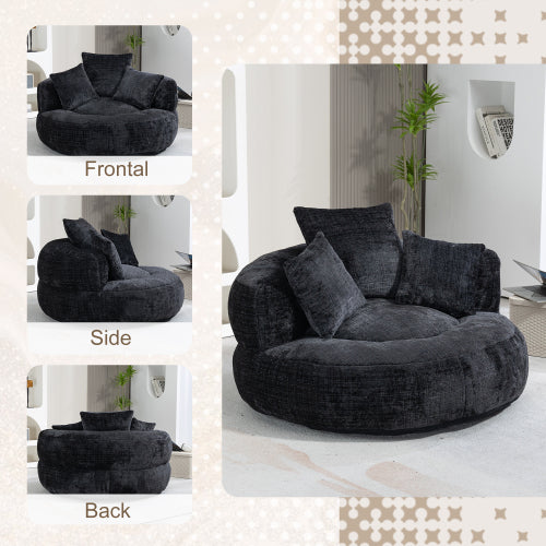 COOLMORE Lazy Sofa Durable Comfort Lounger  For Bedroom,Office