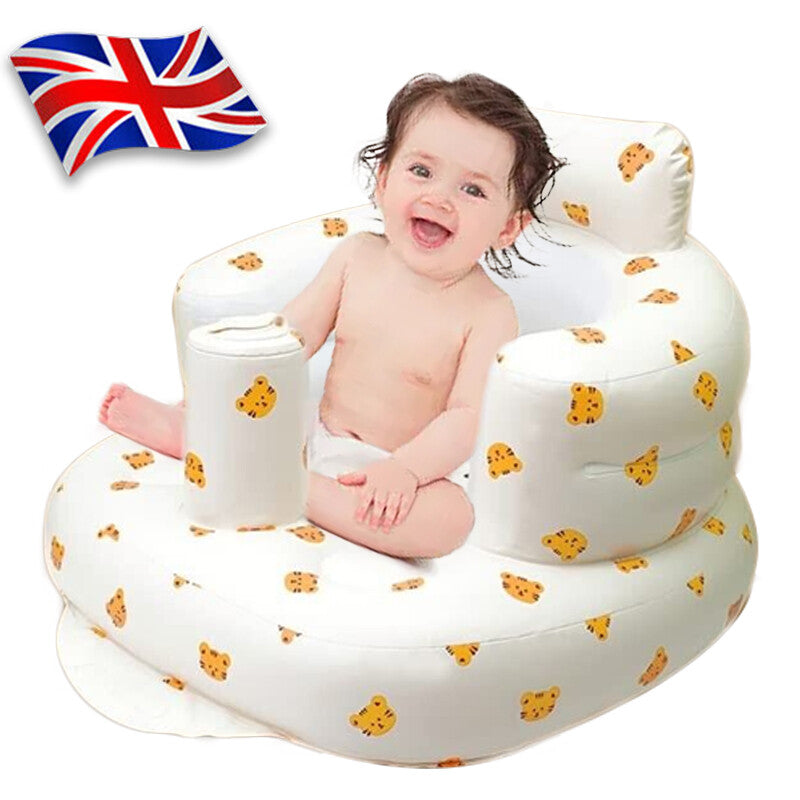 Baby Inflatable Support Seat For 3 Months & Up Baby Shower Chair Floor Seater