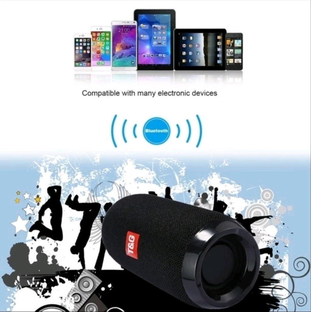 Bluetooth Speaker TG117 Portable TWS Sound Box Waterproof Loudspeaker TF FM Radio