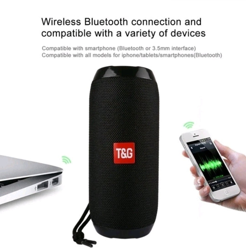 Bluetooth Speaker TG117 Portable TWS Sound Box Waterproof Loudspeaker TF FM Radio