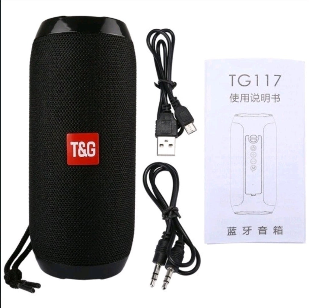 Bluetooth Speaker TG117 Portable TWS Sound Box Waterproof Loudspeaker TF FM Radio