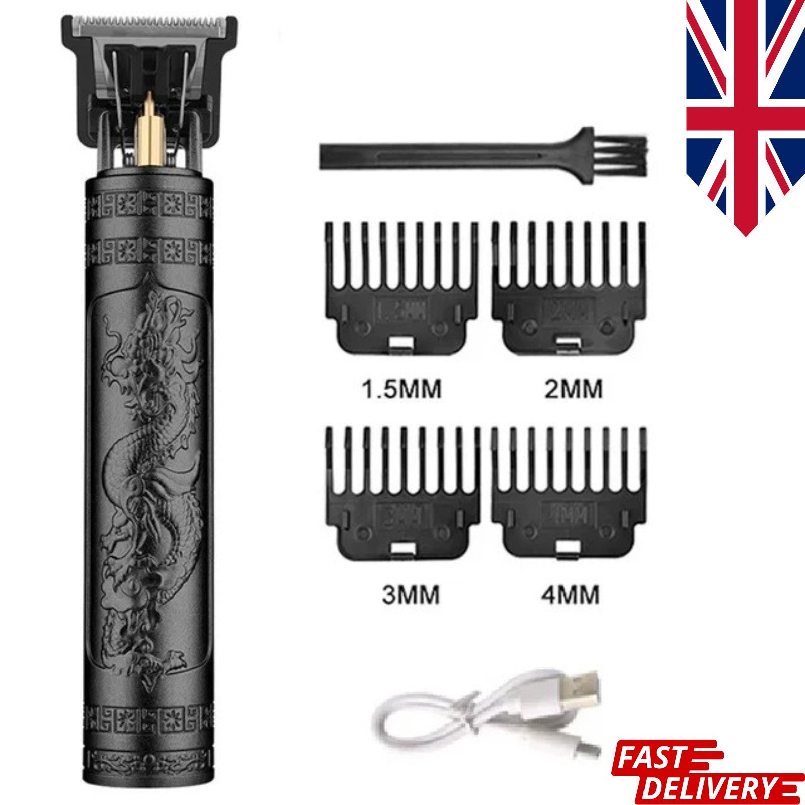 Vintage hair trimmers for men cordless Stainless Steel Blade Hair Clippers